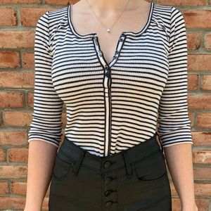 Free People striped top!